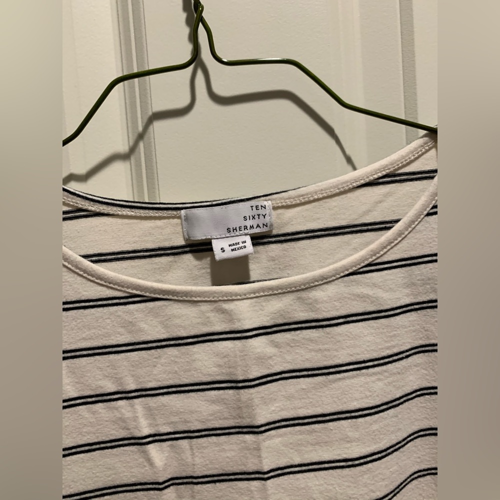 Ten Sixty Sherman Ruffle Embellished T-shirt - Picture 3 of 5
